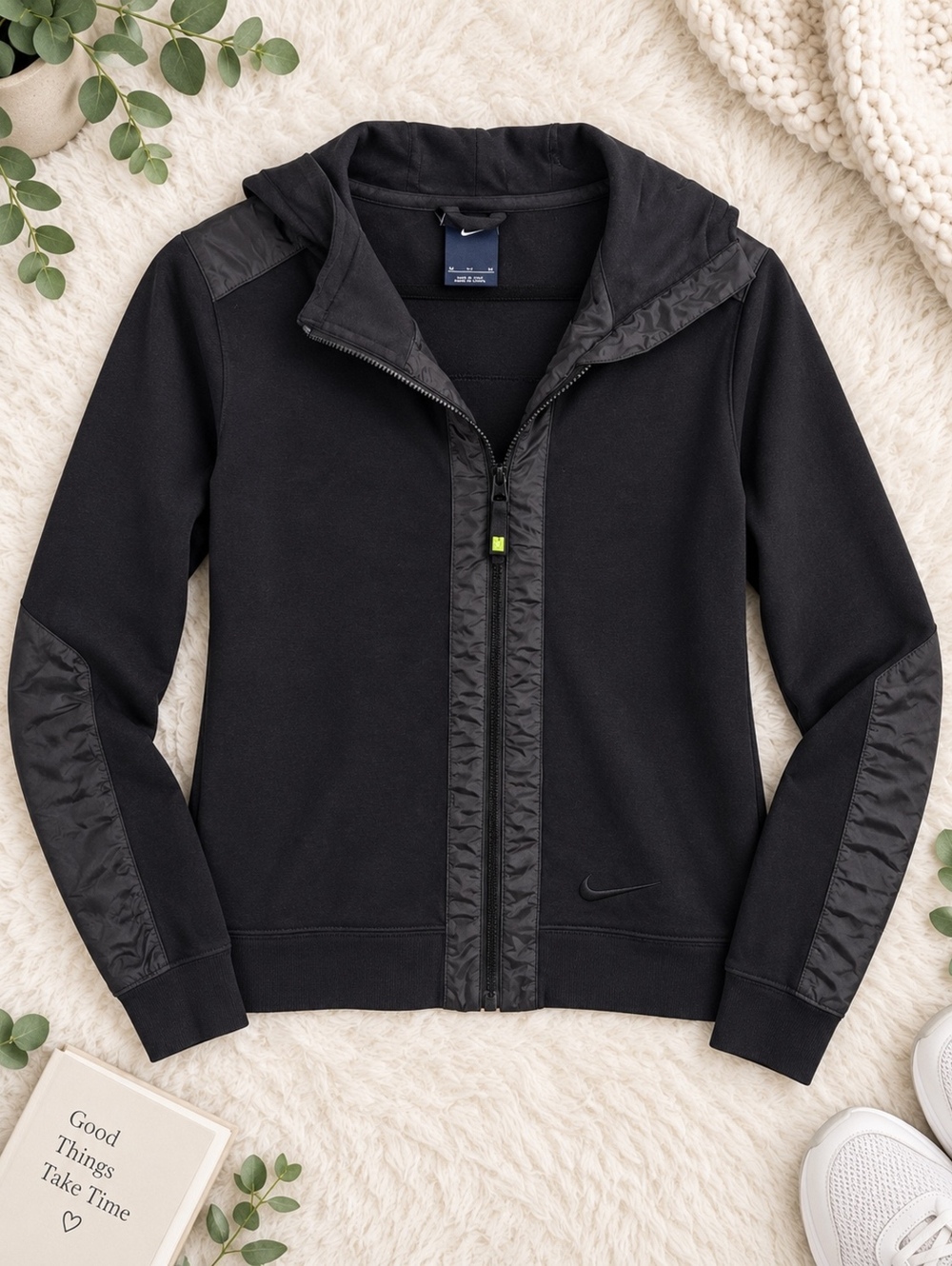 Nike Black Full Zip Hoodie XS Athletic